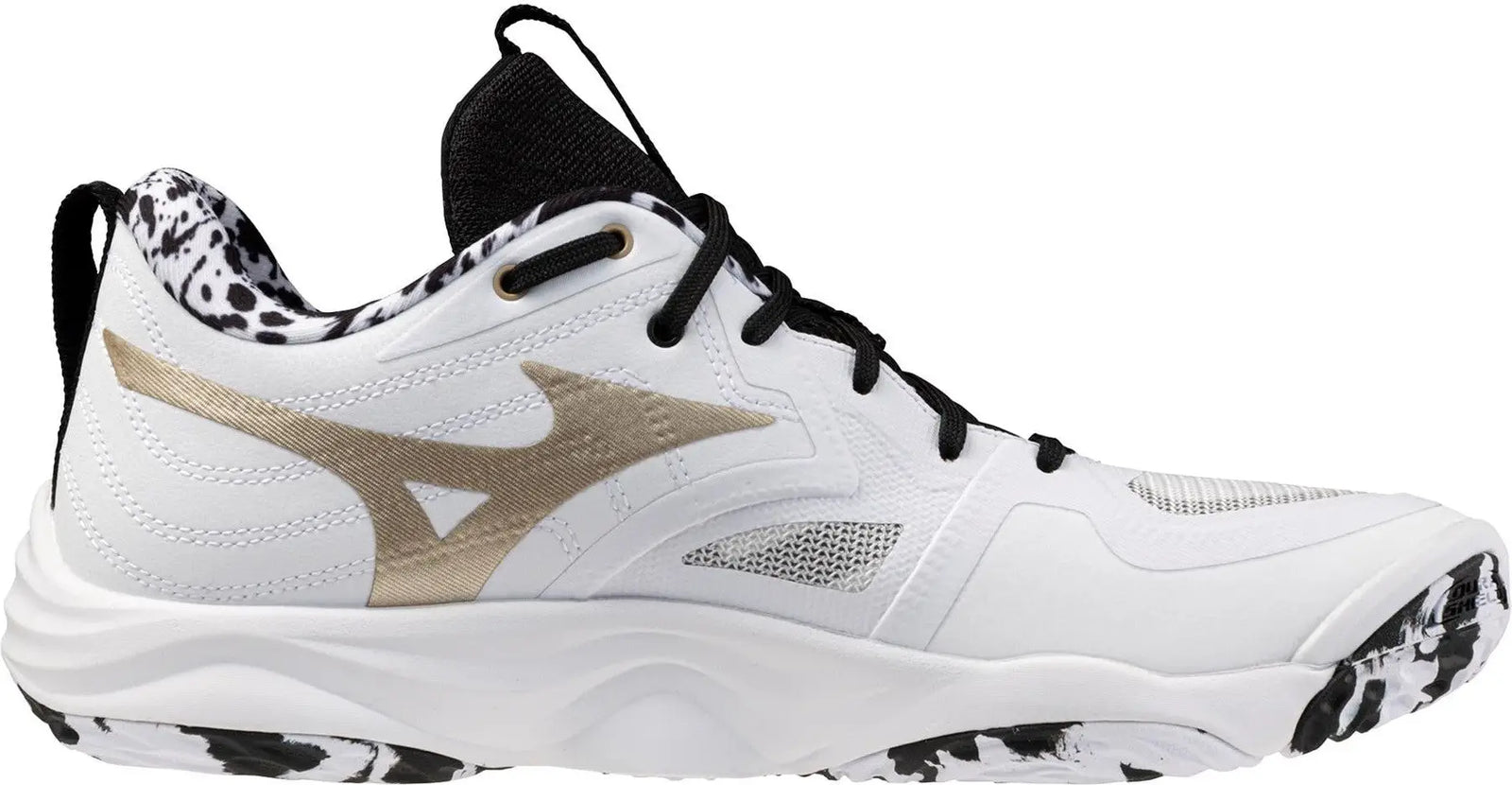 Mizuno 430338 Wave Momentum Elite Unisex Volleyball Shoe - White Gold