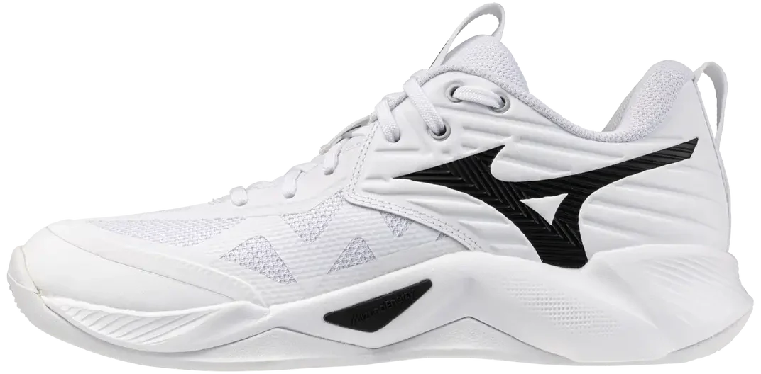 Mizuno 430339 Wave Momentum Pro Women’s Volleyball Shoe - White-black - 6