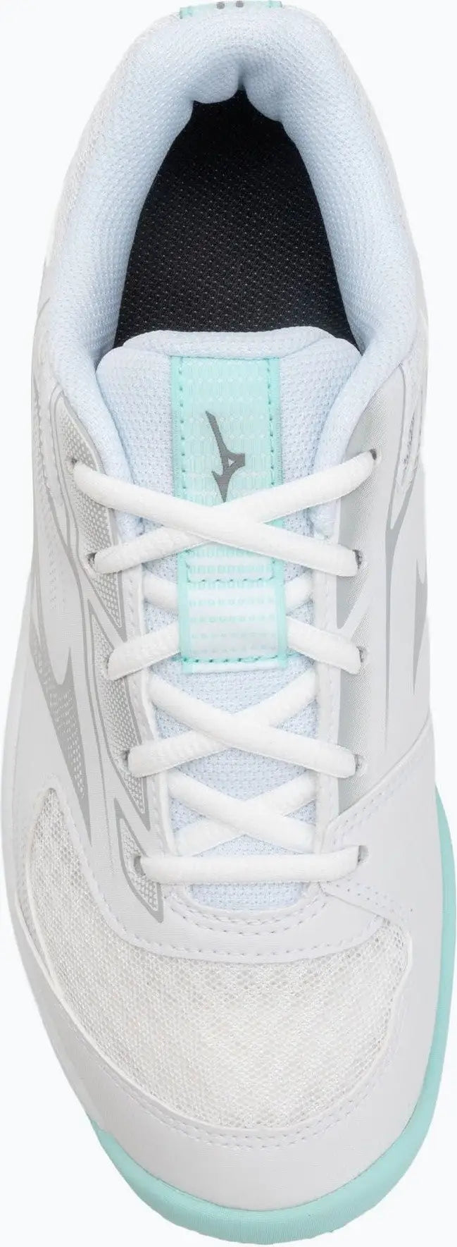 Mizuno 430342 Cyclone Speed 5 Women’s Vollyball Shoe - White Blue Tint