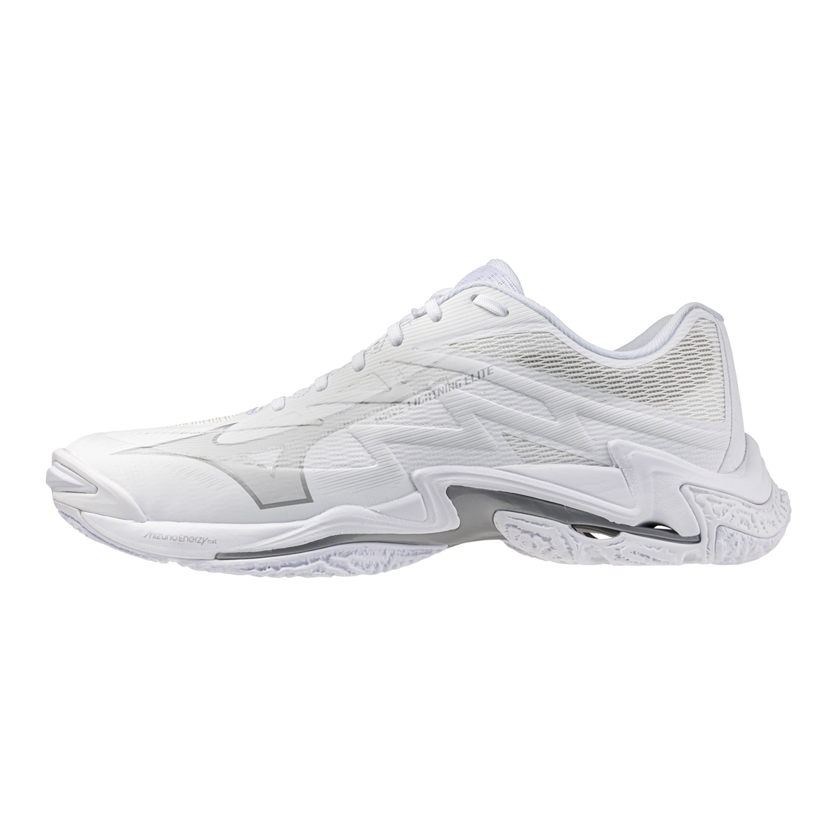 Mizuno 430347 Wave Lightning Elite 3 Volleyball Shoe - White Silver