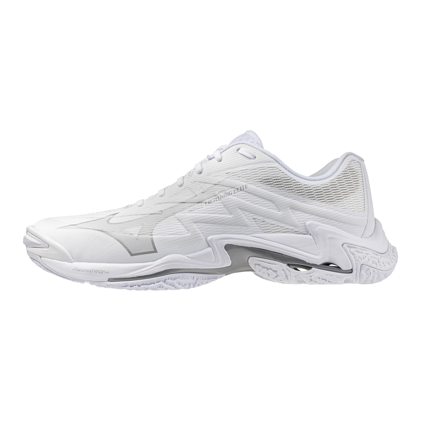 Mizuno 430347 Wave Lightning Elite 3 Volleyball Shoe - White Silver
