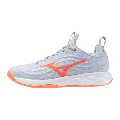 Mizuno 430349 Wave Luminous Elite Women’s Volleyball Shoe - Blue Finch-lava Orange