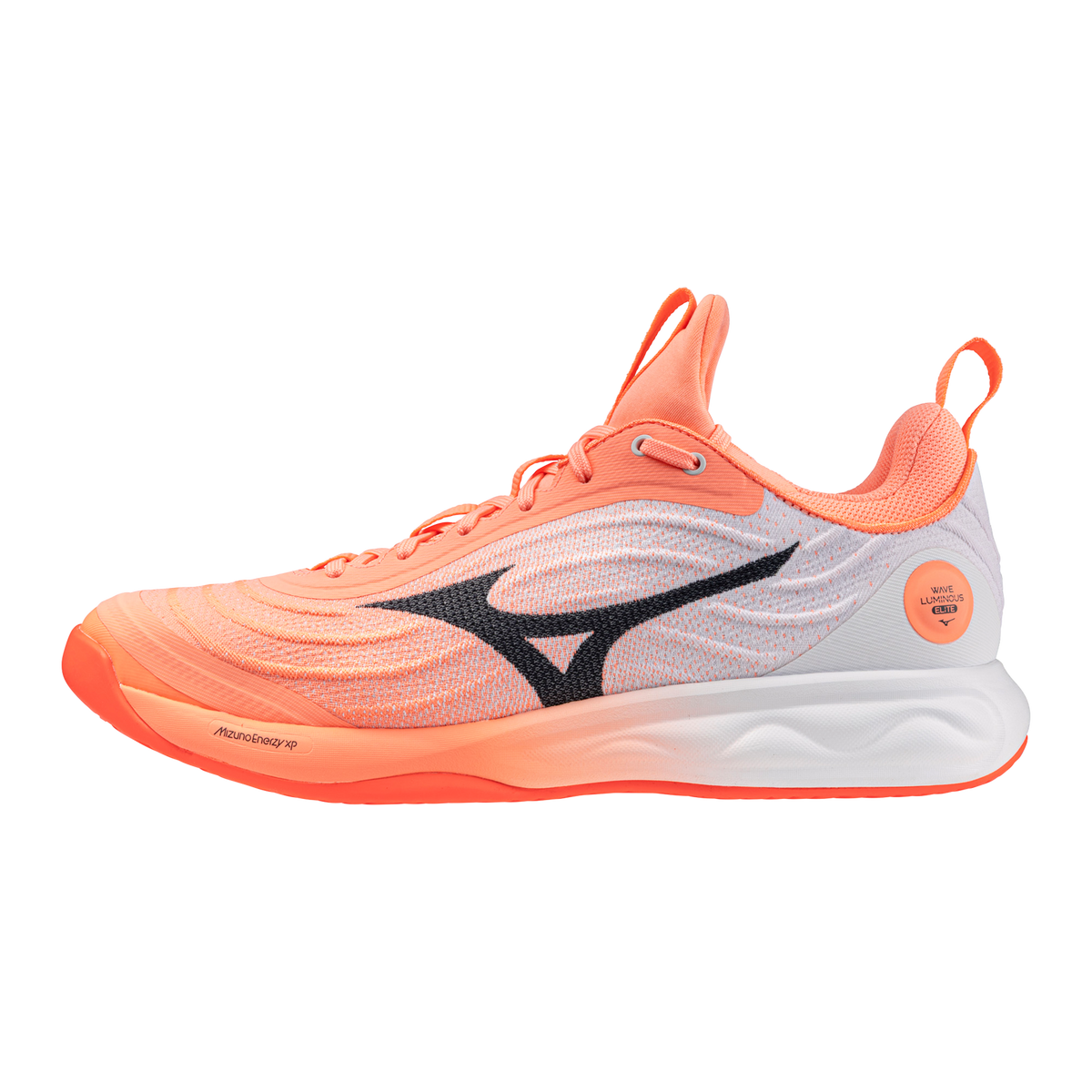 Mizuno 430350 Wave Luminous Women’s Volleyball Shoe - Flamingo Coral-white - 10