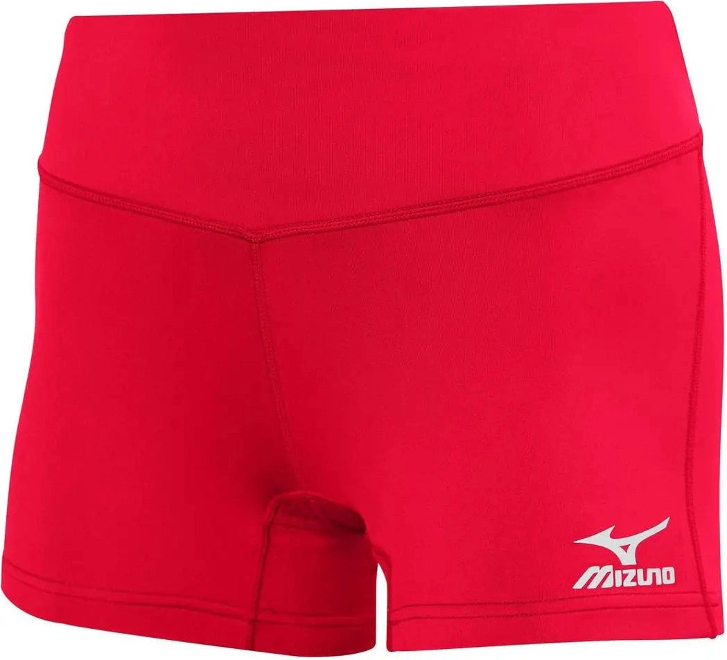 Mizuno 440656 Women’s Victory 3.5’’ Inseam Volleyball Shorts - Red