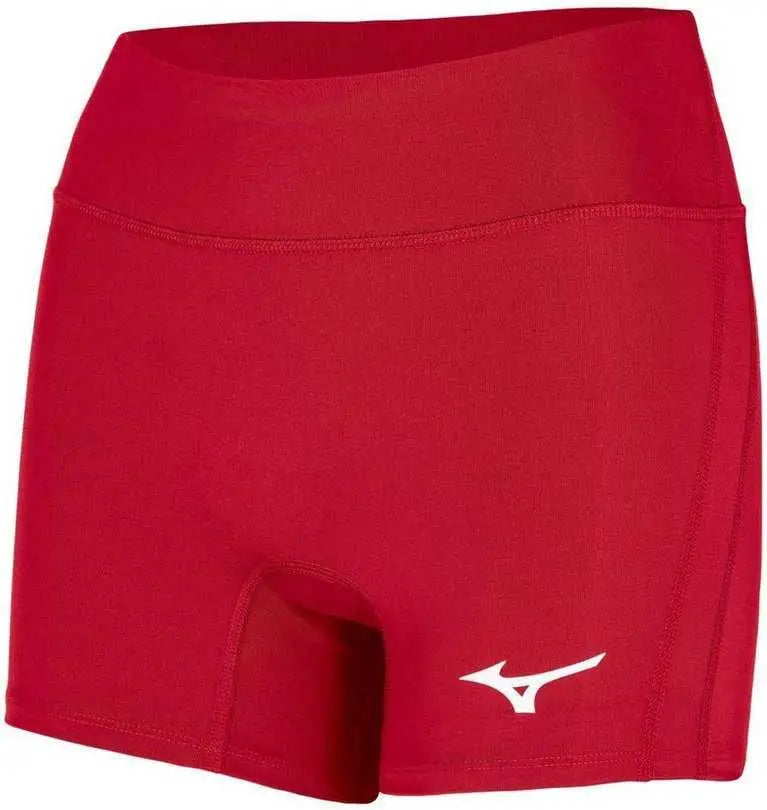 Mizuno 440709 Women’s Elevated 4’’ Inseam Volleyball Short - Red
