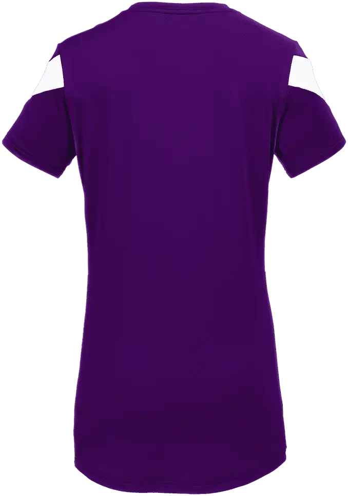 Mizuno 440766 Women’s Balboa 6 Short Sleeve Volleyball Jersey - Purple White