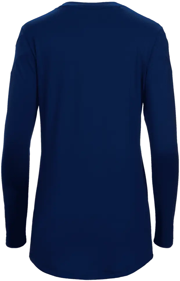 Mizuno 440767 Girls Balboa 6 Long Sleeve Volleyball Jersey - Navy
