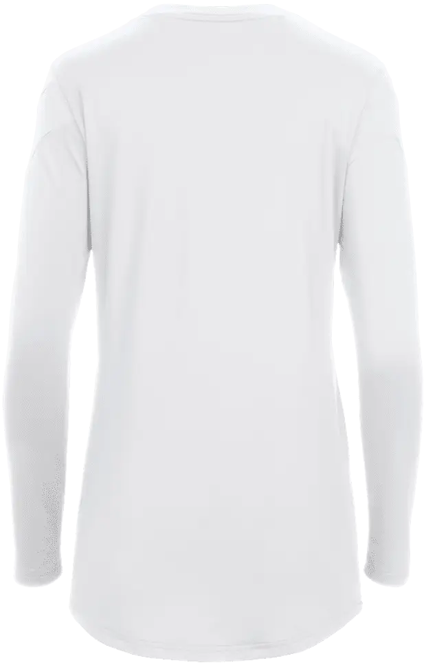 Mizuno 440767 Girls Balboa 6 Long Sleeve Volleyball Jersey - White
