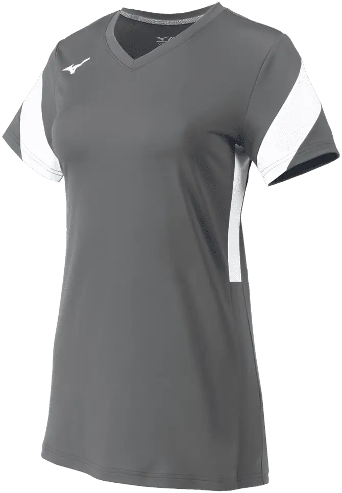 Mizuno 440768 Girls Balboa 6 Short Sleeve Volleyball Jersey - Shade White