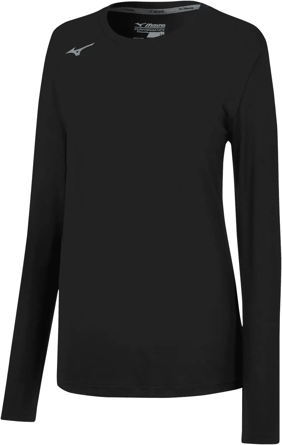 Mizuno 440794 Women’s Long Sleeve Attack Tee - Black