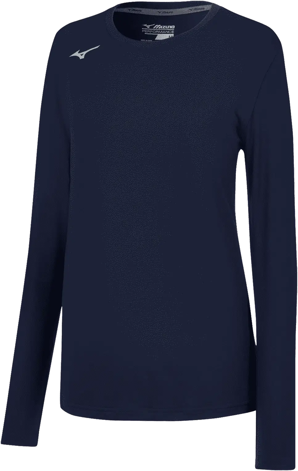 Mizuno 440795 Girl’s Long Sleeve Attack Tee - Navy