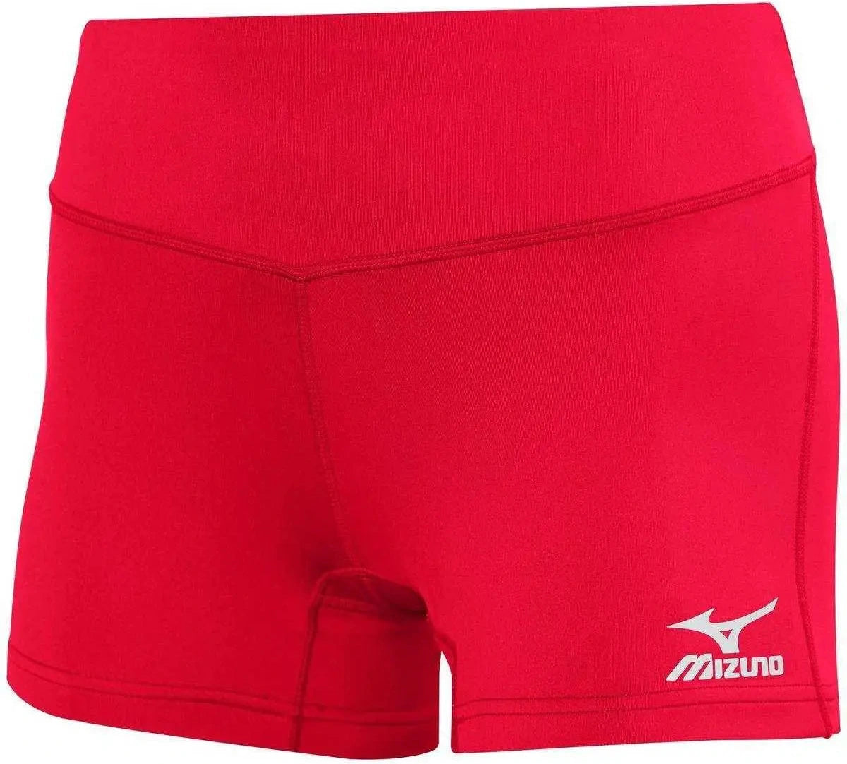 Mizuno 440796 Girls Victory 3.5’’ Inseam Volleyball Shorts - Red
