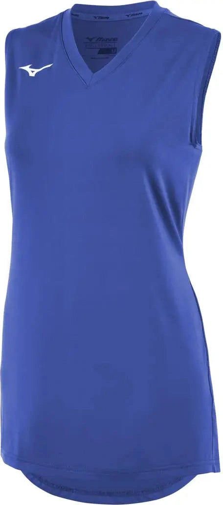 Mizuno 440813 Women’s Sleeveless V-neck Volleyball Jersey - Royal