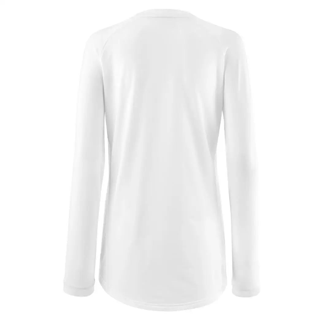 Mizuno 440852 Youth Girl’s Spike Long Sleeve Volleyball Jersey - White