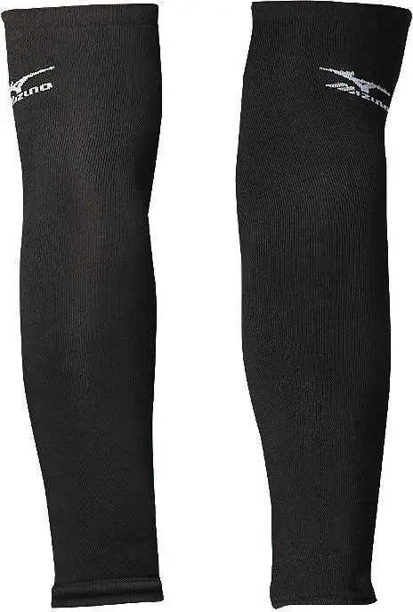 Mizuno 480186 Arm Sleeves Pair - Black - one Size Fits Most