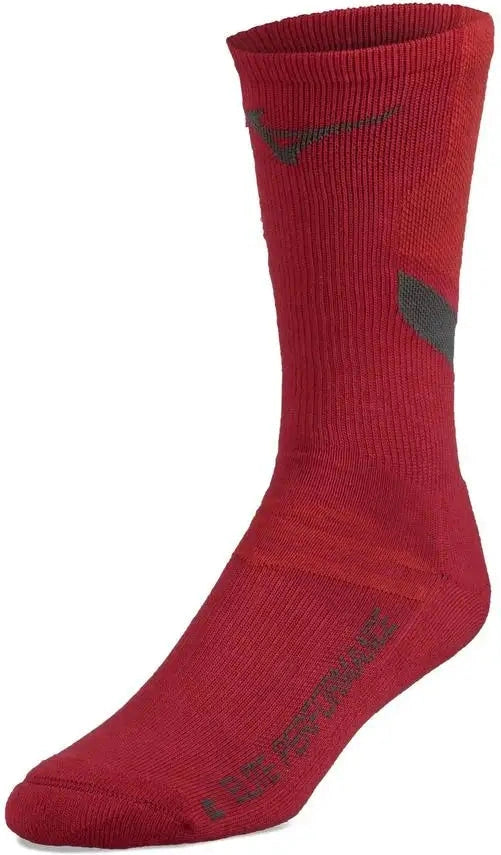 Mizuno 480189 Volleyball Runbird Crew Socks - Red