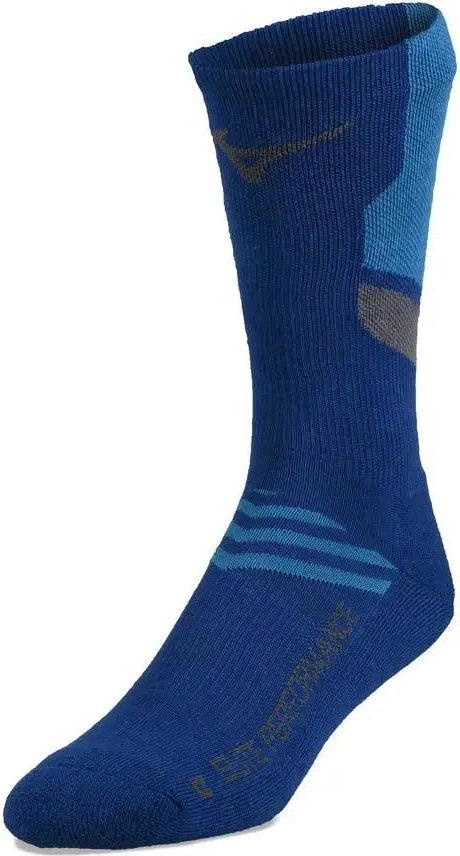Mizuno 480189 Volleyball Runbird Crew Socks - Royal