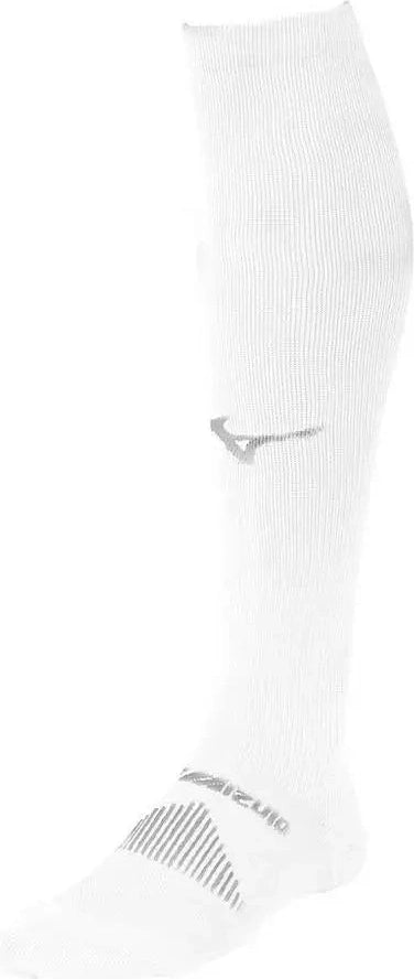 Mizuno 480222 Performance Plus Knee Hi Sock - White