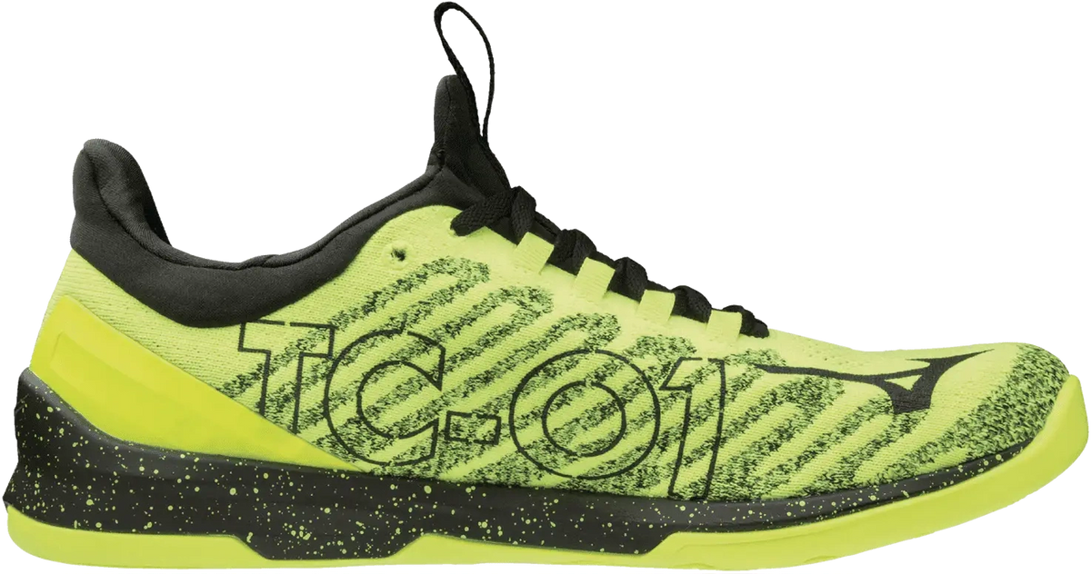 Mizuno 520005 Tc-01 Men’s Training Shoe - Safety Yellow Black