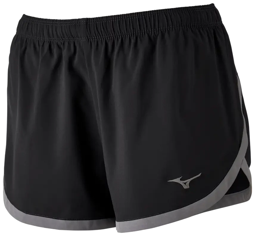 Mizuno 530116 Women’s Impact Short - Black-shade - Ladies Xxs