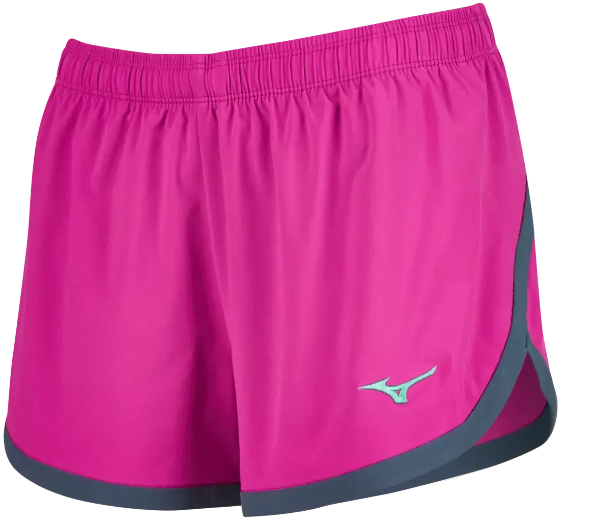 Mizuno 530116 Women’s Impact Short - Fest Fuchsia-om Bl
