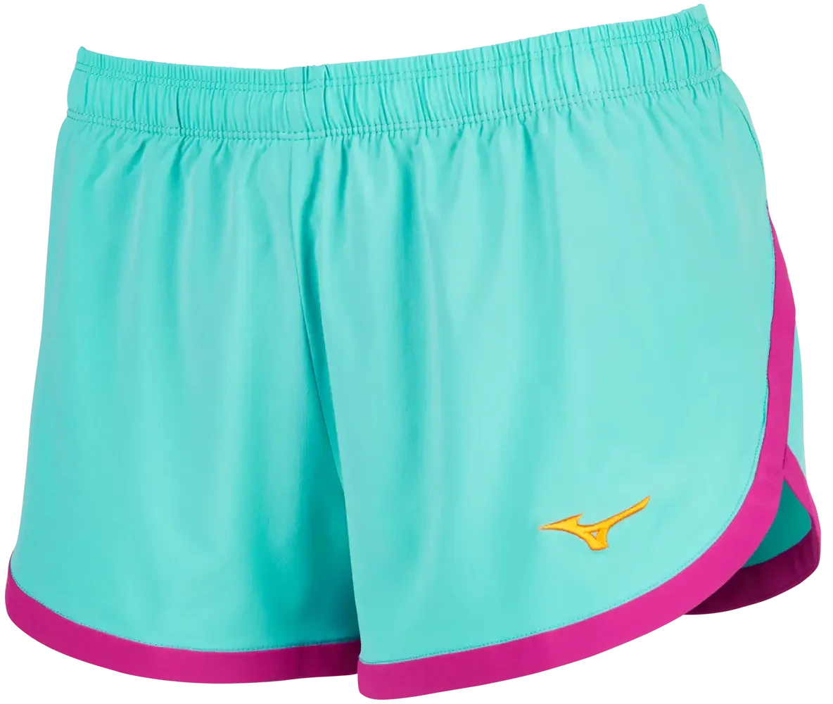 Mizuno 530116 Women’s Impact Short - Porclin-fest Fuchsa - Ladies Xxs