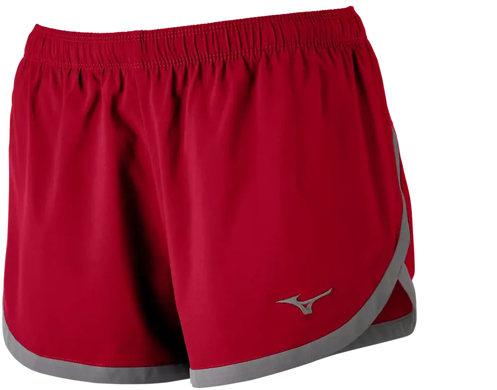 Mizuno 530116 Women’s Impact Short - Red-shade - Ladies Xxs