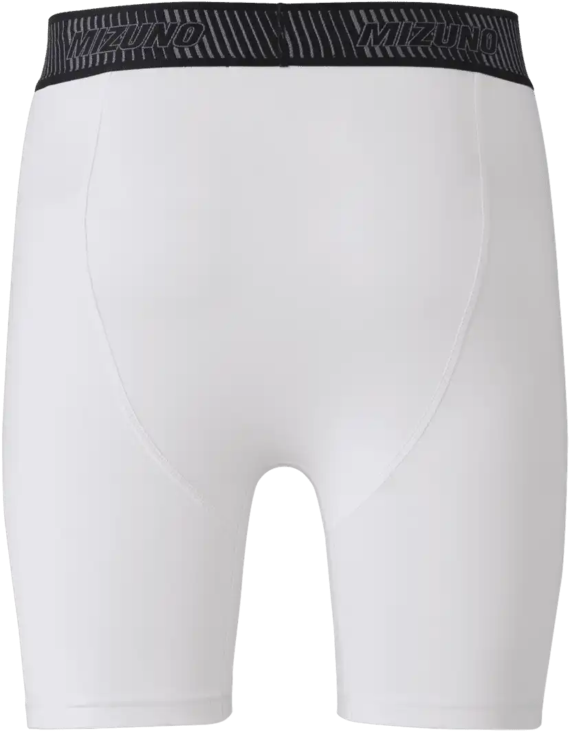Mizuno 530122 Men’s Frequency 8’’ Compression Short - White