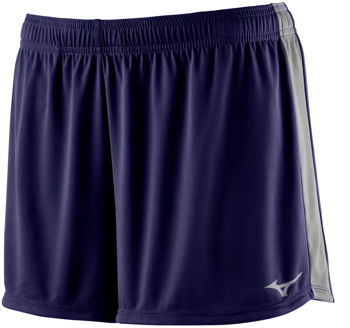 Mizuno 530200 Girls Icon 3’’ Short - Navy-charcoal