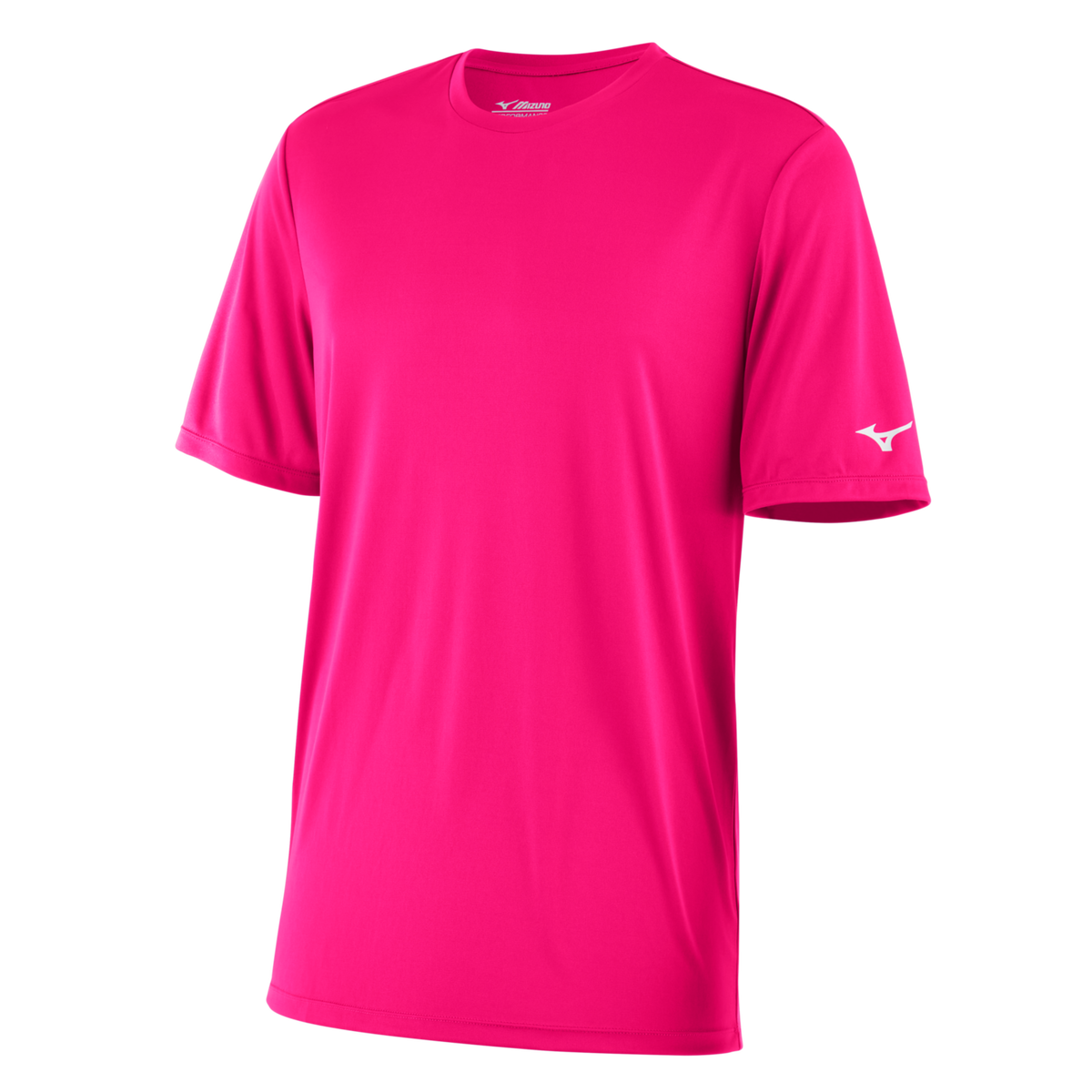 Mizuno 530206 Nxt Short Sleeve Tee - Shocking Pink - Adult Xs