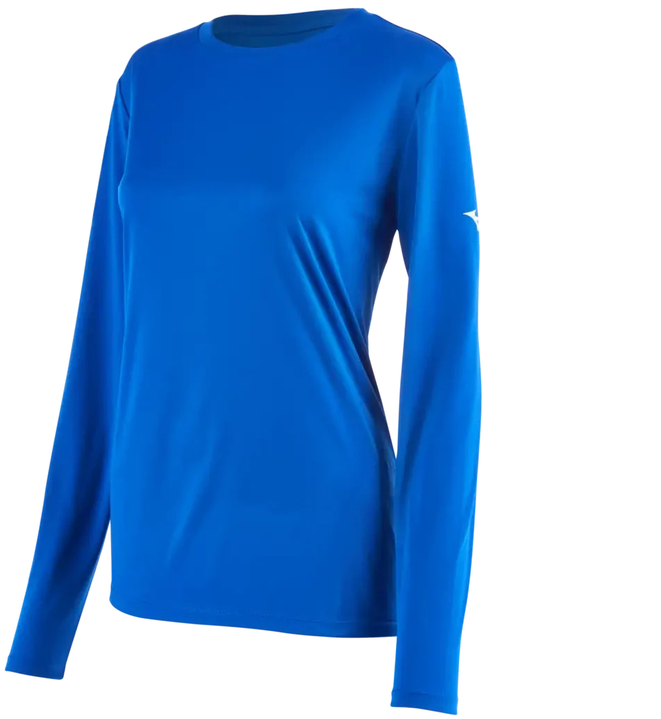 Mizuno 530207 Women’s Nxt Long Sleeve Tee - Royal - Ladies Xs