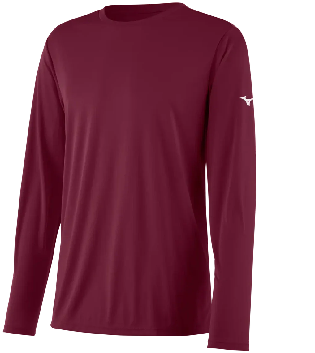 Mizuno 530210 Youth Nxt Long Sleeve Tee - Cardinal - m