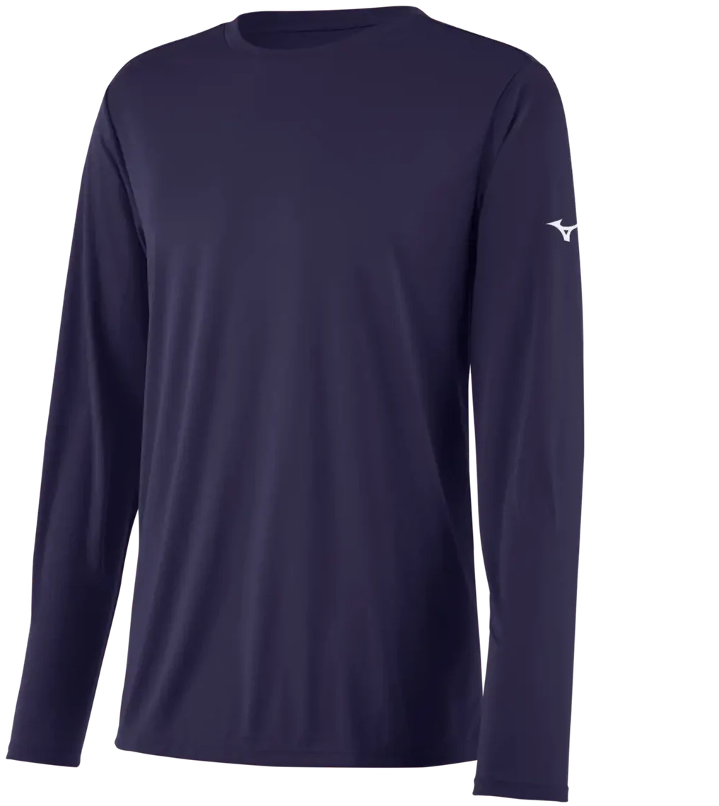 Mizuno 530210 Youth Nxt Long Sleeve Tee - Navy - m