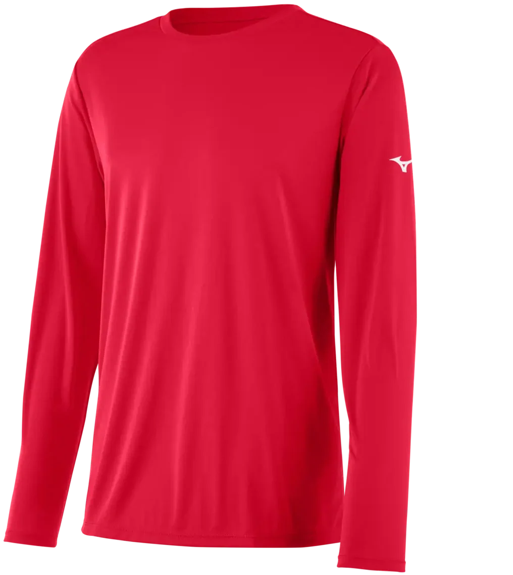 Mizuno 530210 Youth Nxt Long Sleeve Tee - Red - m