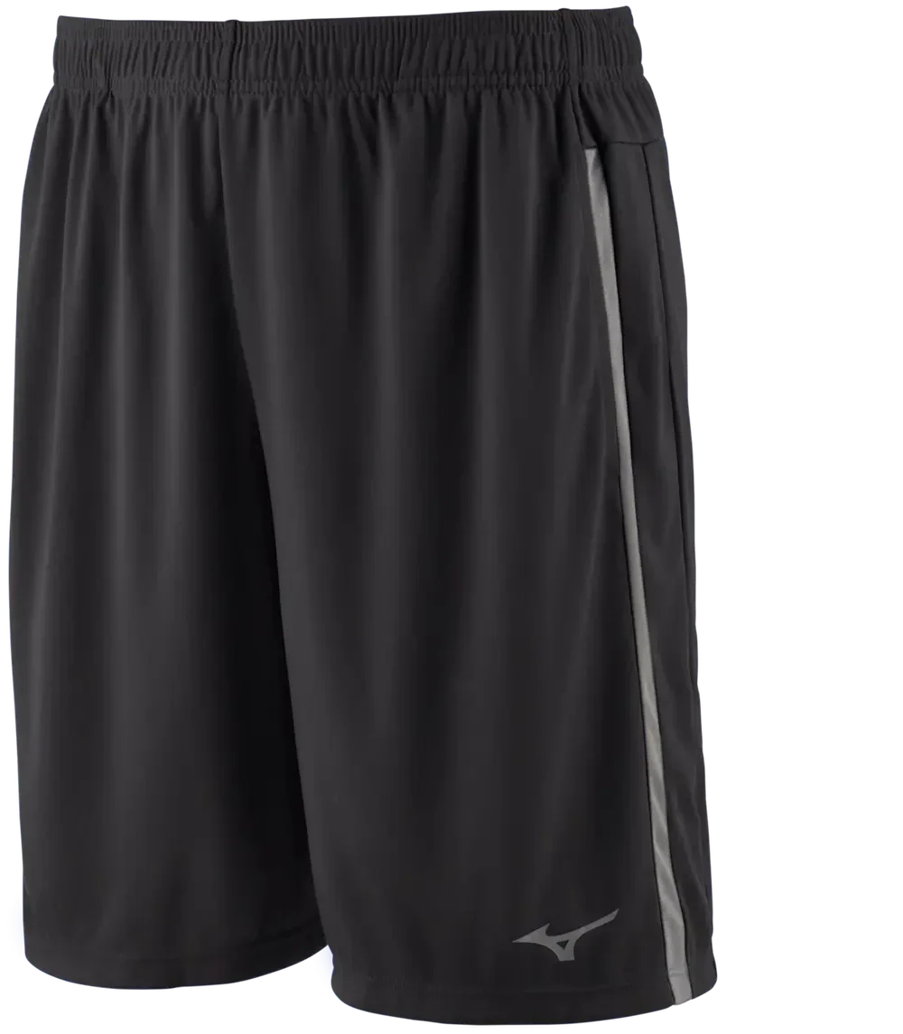 Mizuno 530211 Men’s Icon 8’’ Short Linerless - Black-charcoal