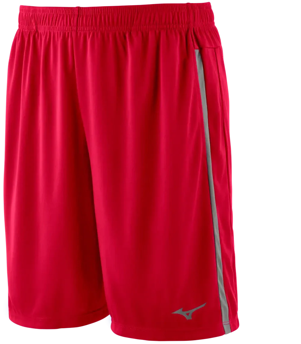 Mizuno 530212 Youth Icon 6’’ Short - Red-charcoal-shadow - s