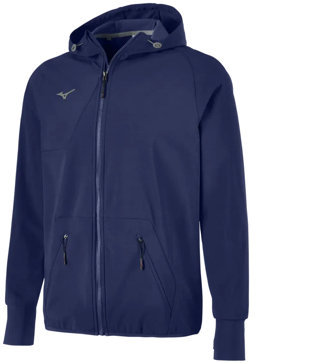 Mizuno 530231 Youth Power Warm-up Full-zip Hoodie - Navy