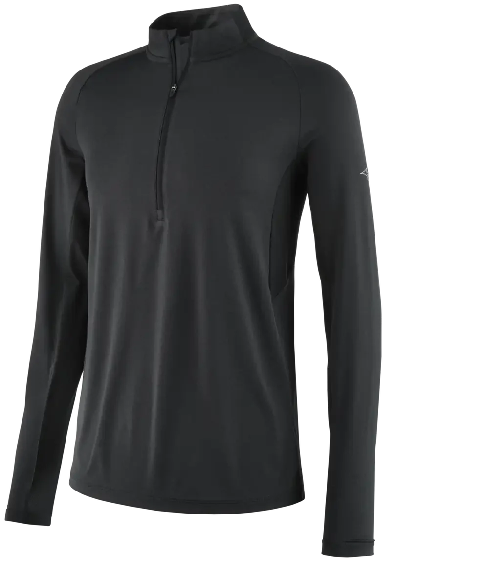 Mizuno 530237 Men’s Performance 1/4 Zip - Black - Adult s