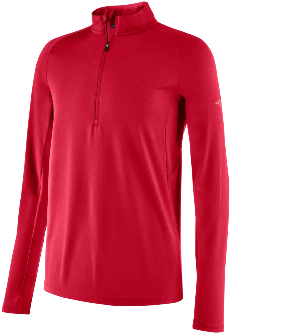 Mizuno 530237 Men’s Performance 1/4 Zip - Red - Adult s