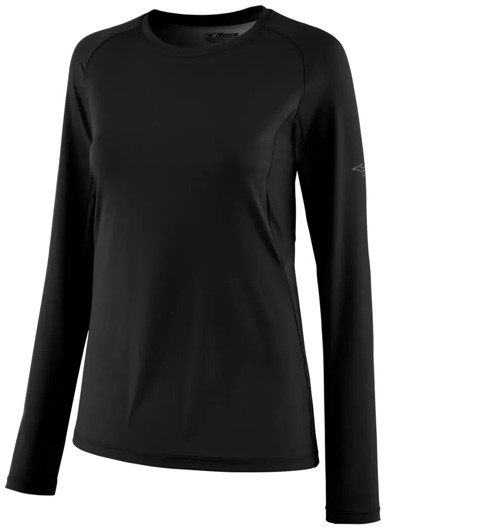 Mizuno 530240 Women’s Performance Long-sleeve - Black - Ladies Xs