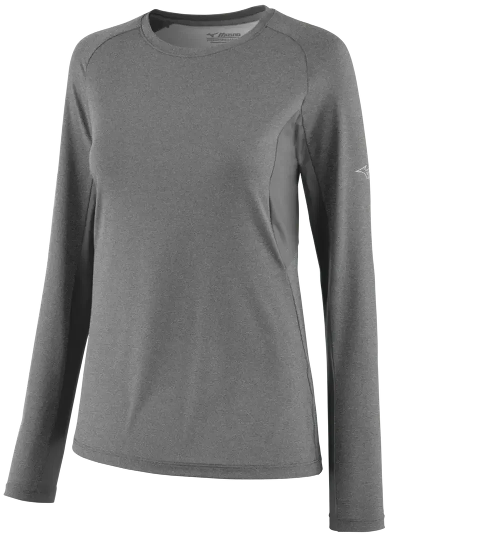 Mizuno 530240 Women’s Performance Long-sleeve - Quiet Shade - Ladies Xs
