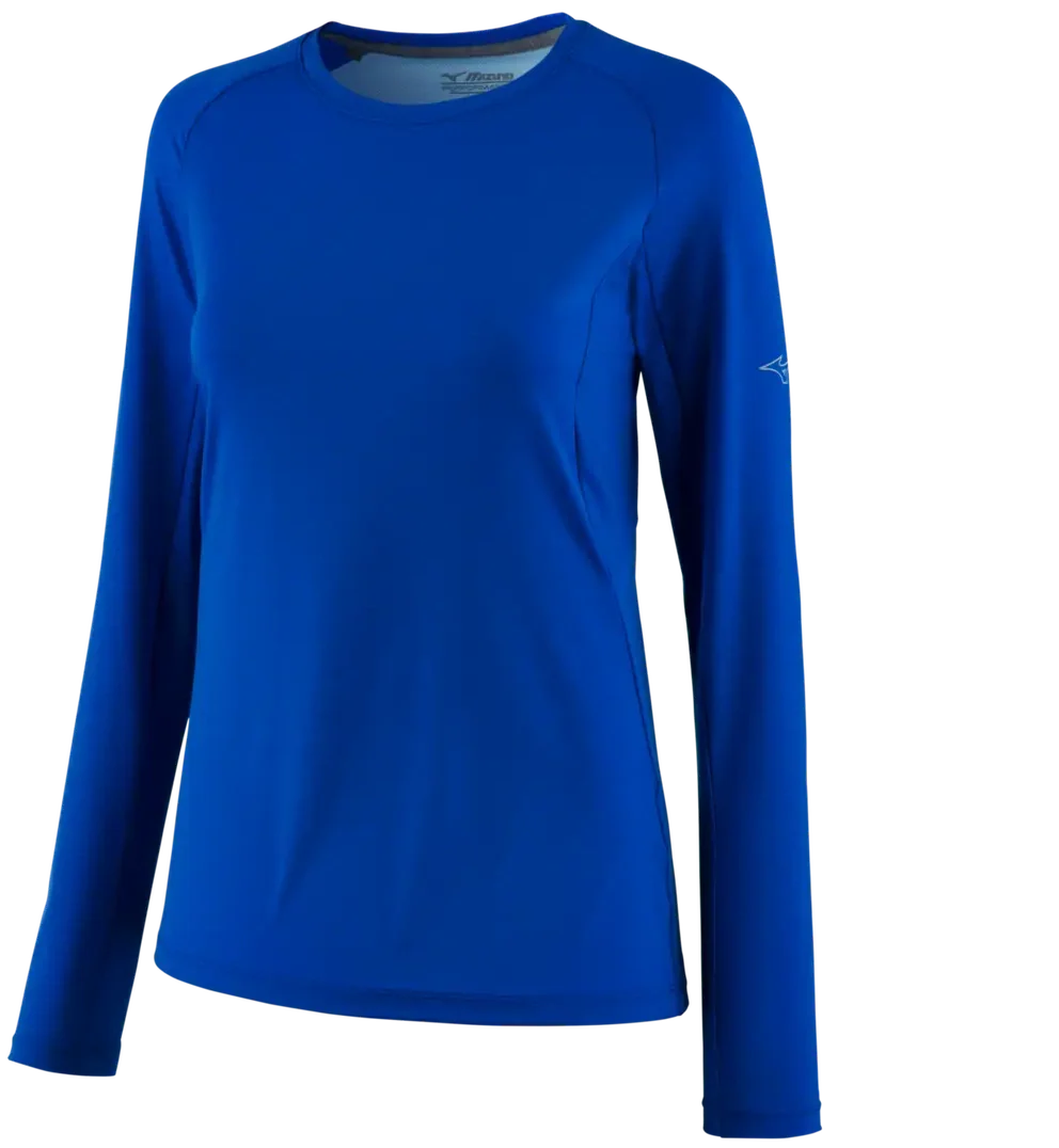 Mizuno 530240 Women’s Performance Long-sleeve - Royal - Ladies Xs