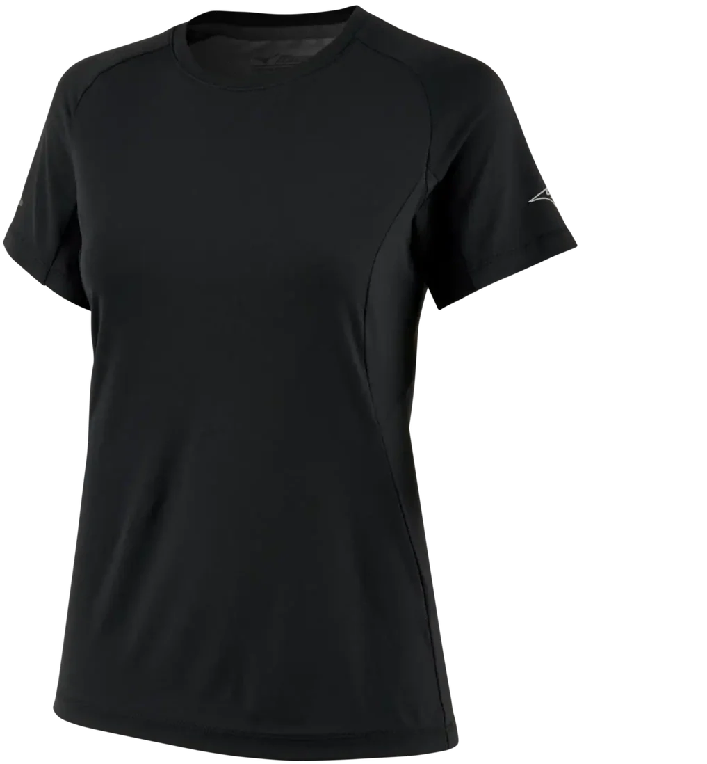 Mizuno 530241 Women’s Performance Short-sleeve - Black - Ladies Xs