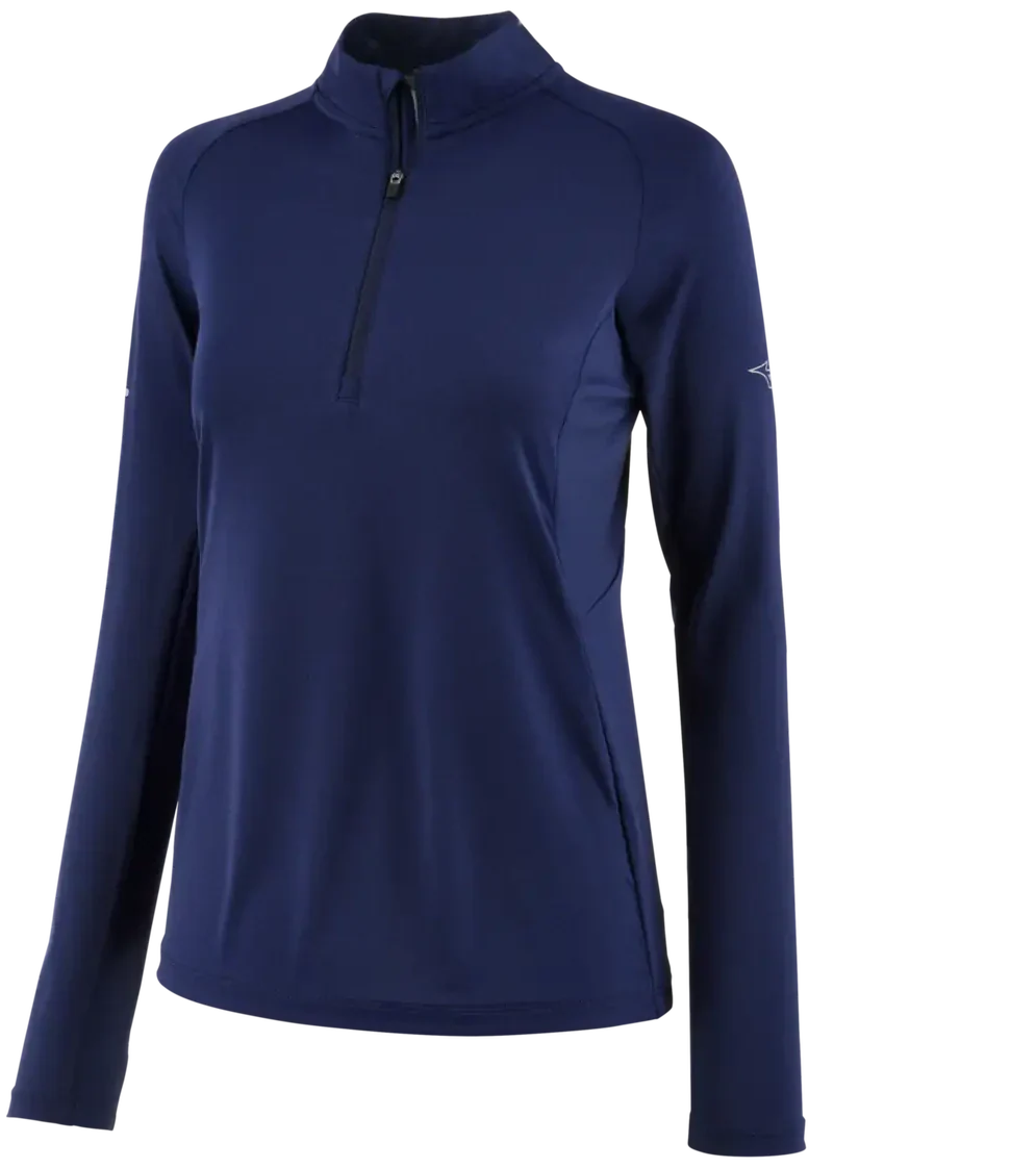 Mizuno 530242 Women’s Performance 1/4 Zip - Navy