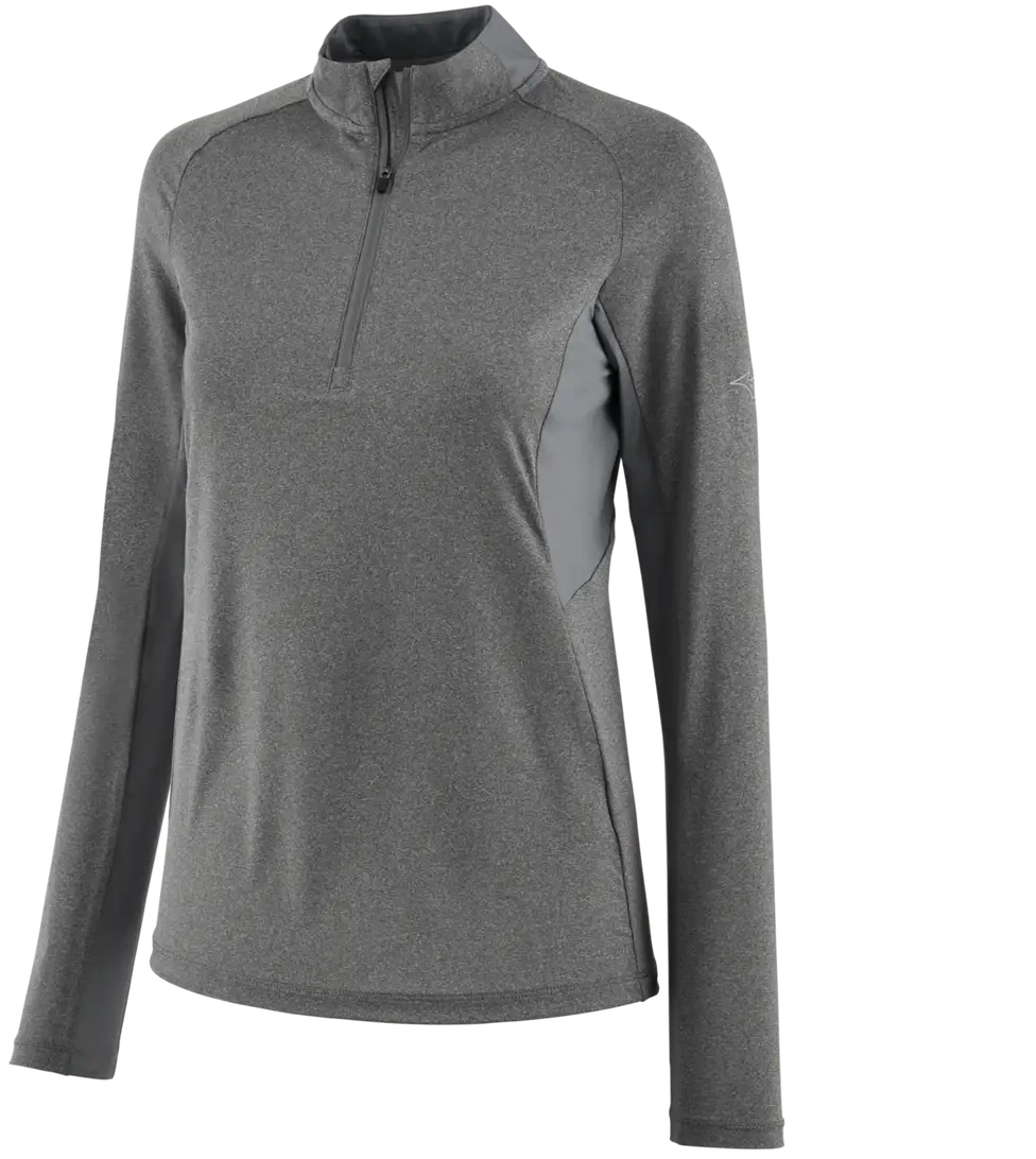 Mizuno 530242 Women’s Performance 1/4 Zip - Quiet Shade - Ladies Xs