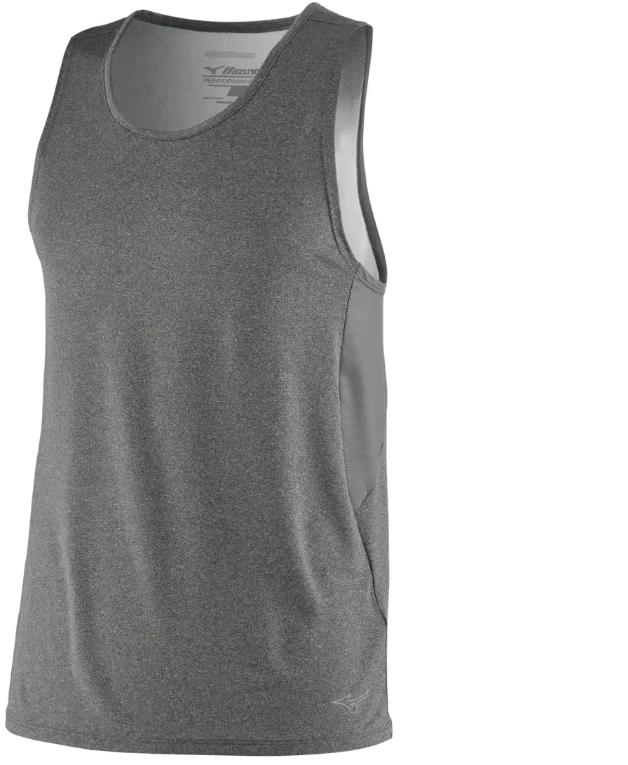 Mizuno 530247 Men’s Performance Singlet - Quiet Shade - Adult s