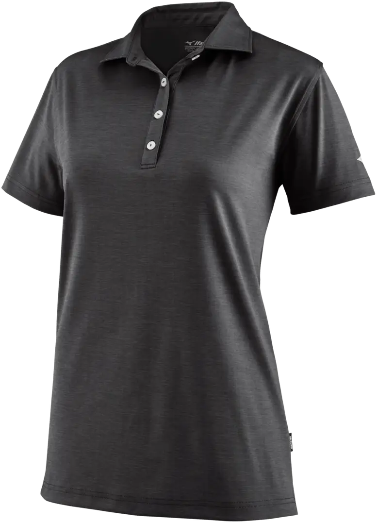 Mizuno 530276 Womens Pro Polo - Black - Ladies Xs