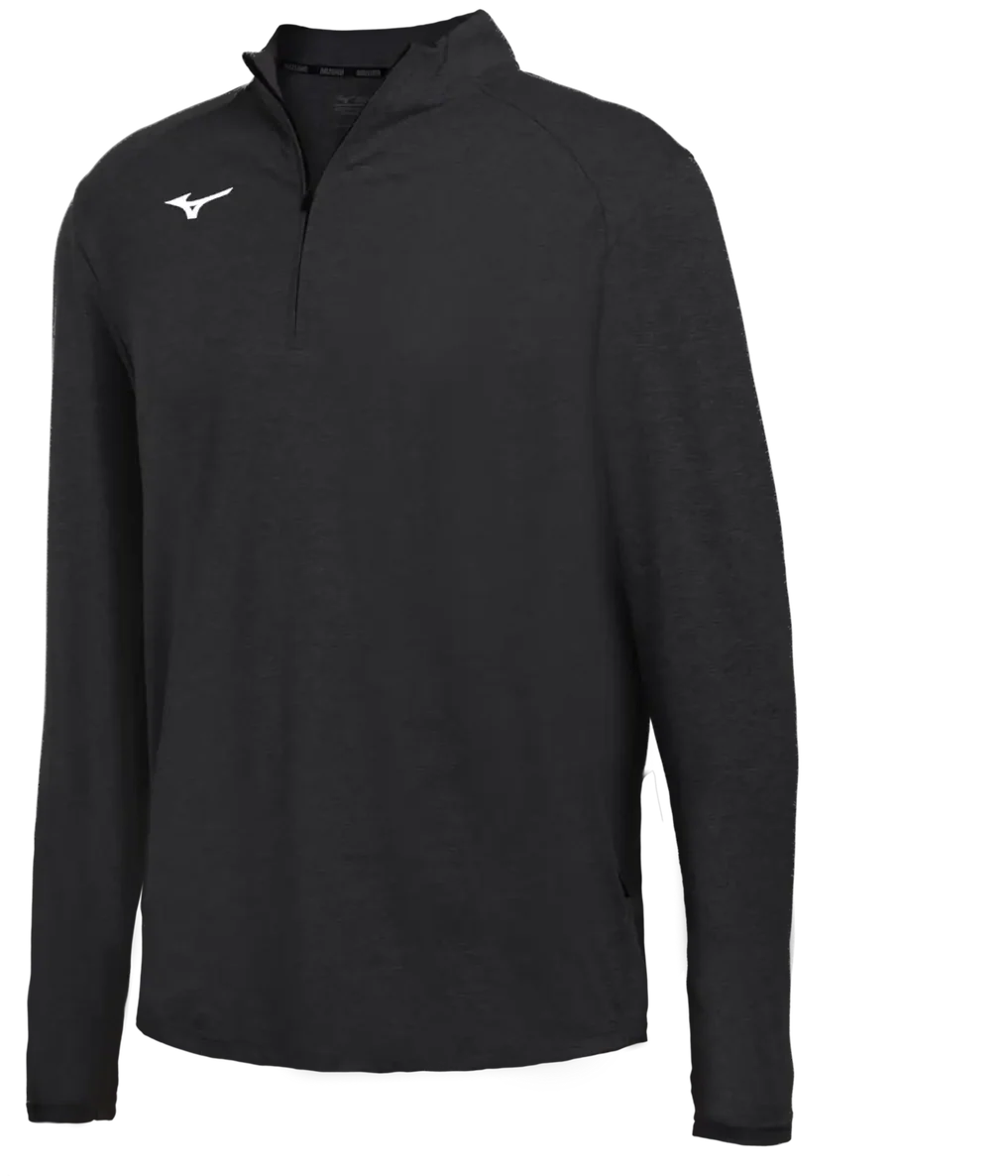Mizuno 530326 Upf Trn 1/4 Zip - Black - Adult Xs