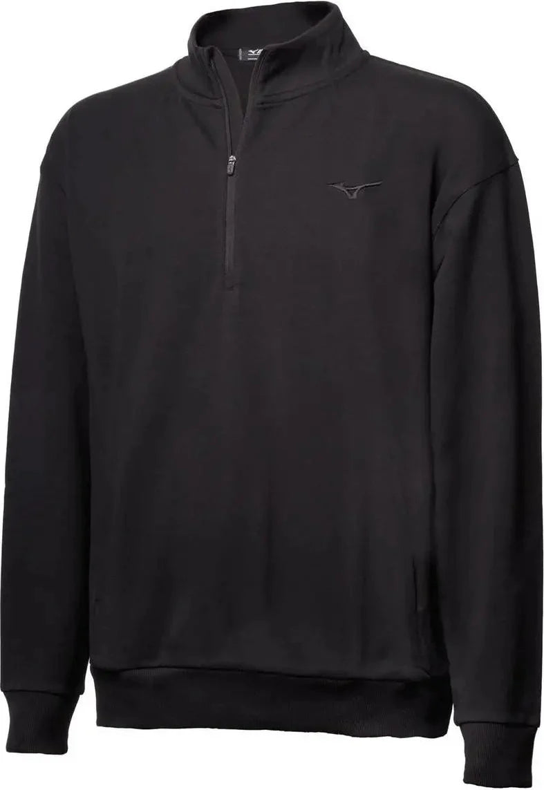 Mizuno 530352 Recover 1/4 Zip - Black - Adult Xs