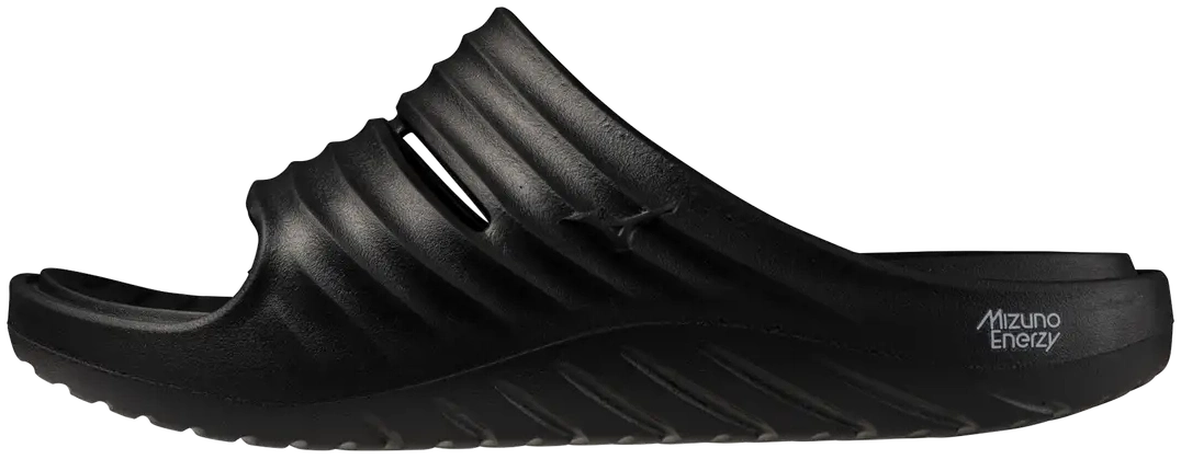 Mizuno 540389 Enerzy Recovery Slide Shoe - Black - 4